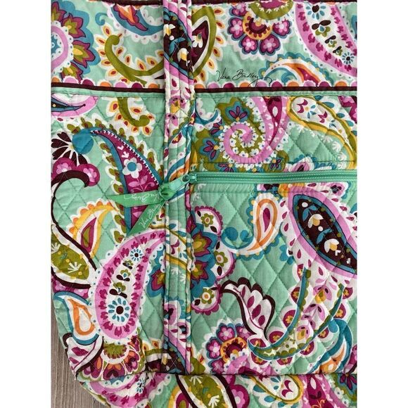 Vera Bradley Floral Quilted Reversible Large Tote Bag - Picture 8 of 10